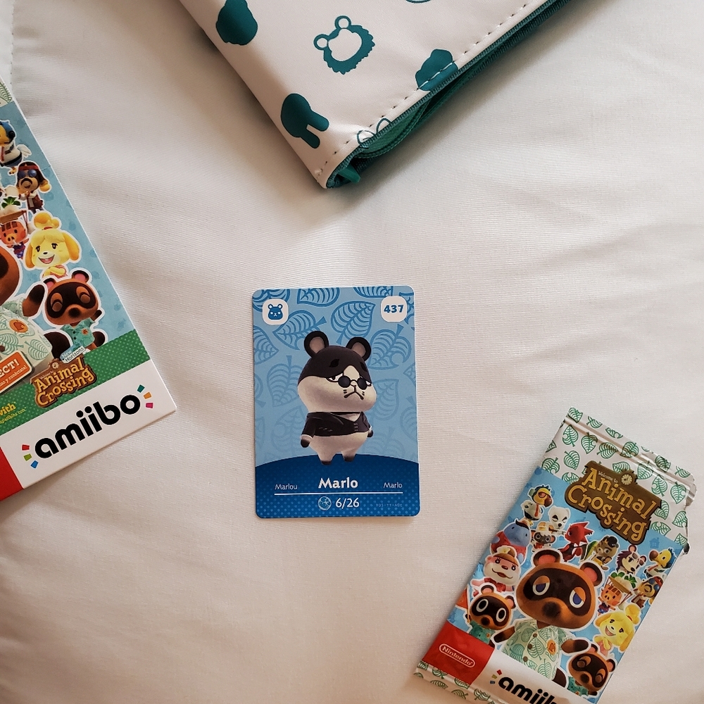 Genuine Marlo Amiibo Card # 437  | More cards available - bundle to save!!